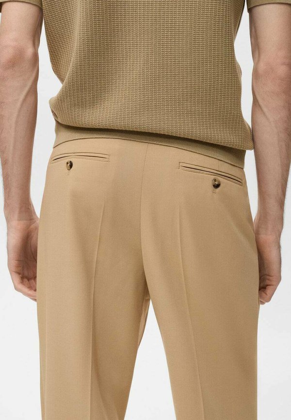 BOSTON REGULAR-FIT SUIT TROUSERS - Trousers - beige4