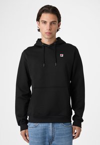 Fila BIELLA REGULAR - Felpa con cappuccio - black
