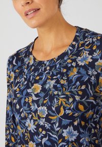 Damart CHAUDE, MANCHES LONGUES - Longsleeve - bleu fleuri