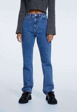 Jean droit - dark-blue denim