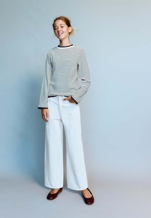 Mango Kids, KID - Relaxed fit jeans - off white