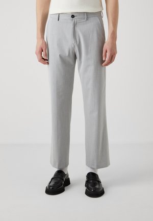 SLHLOOSE LIAM - Trousers - grey melange