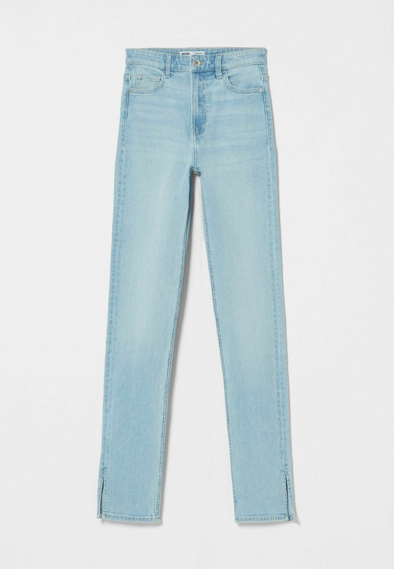 Bershka Slim fit jeans lichtblauw denim Bershka Slim fit jeans lichtblauw denim