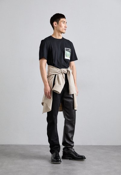 Helmut Lang POSTCARD OVERPASS - T-shirt imprimé - black