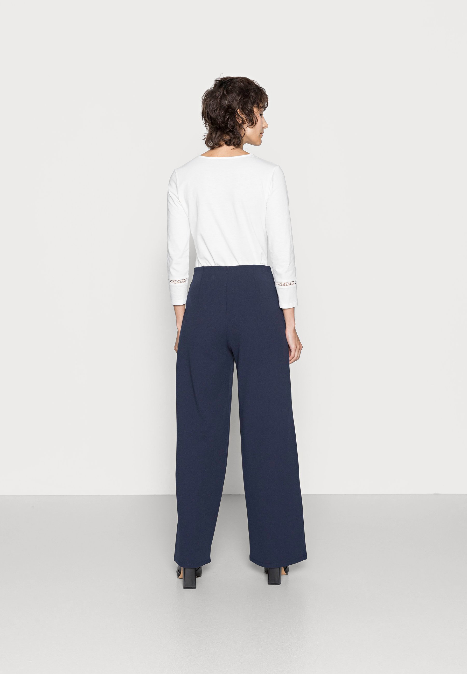 Anna Field BUTTON WAIST WIDE LEG PANTS 