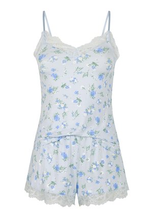 Hunkemöller, HUNKEMÖLLER PYJAMA SET - Pigiama - blue