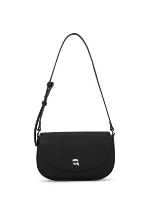 IKON PEBBLE PIN FLAP POUCH - Handbag - black