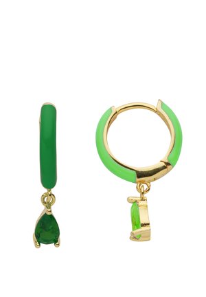 SET - Orecchini - yellow gold green