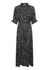 KAvelana Maxi Dress - Maxikjole - black white abstract print