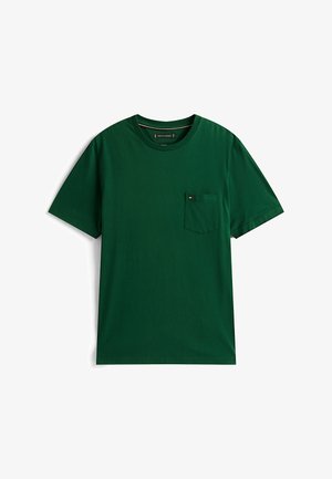 Tommy Hilfiger ESSENTIAL SOLID POCKET TEE - T-Shirt basic - ornamental green