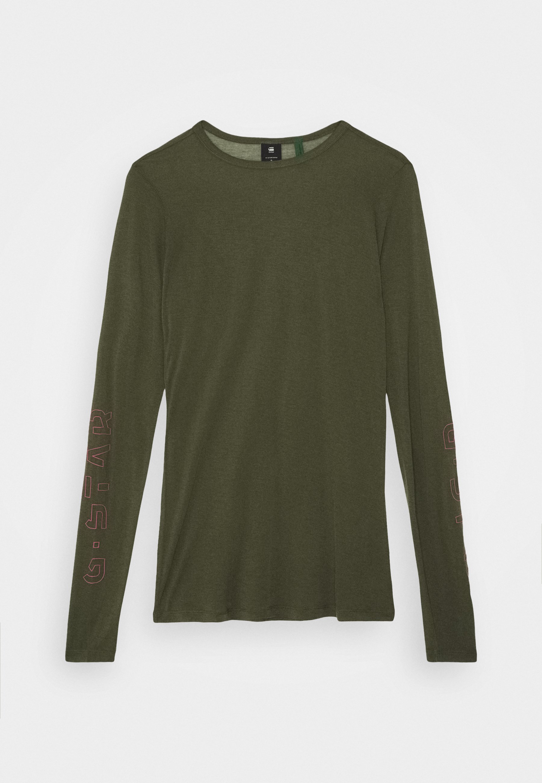 Women SHEER GRAPHIC SLIM FIT - Long sleeved top Women SHEER GRAPHIC SLIM FIT - Long sleeved top