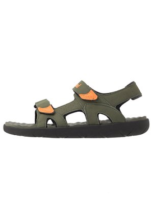 PERKINS ROW 2 STRAP - Vaellussandaalit - dark green