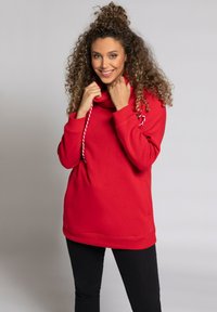 Ulla Popken SCARF-COLLAR - Felpa - salsa