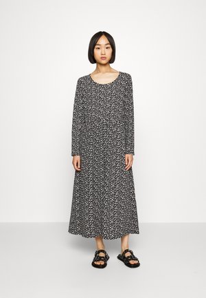 JDY Petite JDYLOTUS O NECK LONG DRESS  - Φόρεμα ημέρας - black mini flower