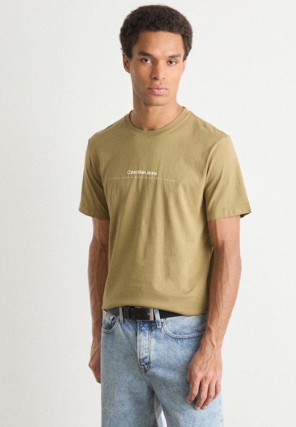 MINIMAL LOGO TEE - Basic T-shirt - gothic olive