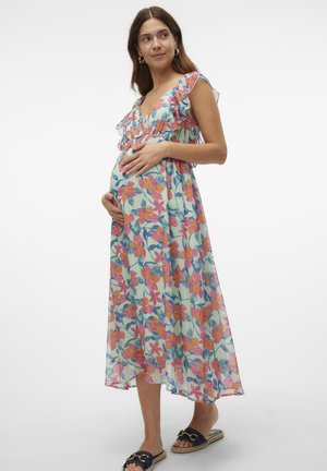 MAMALICIOUS MLADA MIDI DRESS - Vapaa-ajan mekko - silt green