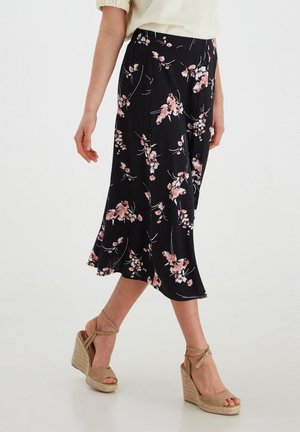 BYMMJOELLA MIDI SKIRT - Gonna a campana - black mix