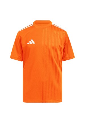 T-shirt con stampa - orangeweiss