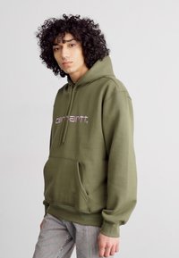 Carhartt WIP HOODED - Felpa con cappuccio - dundee/glassy pink