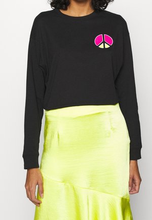 Langærmet T-shirt - black