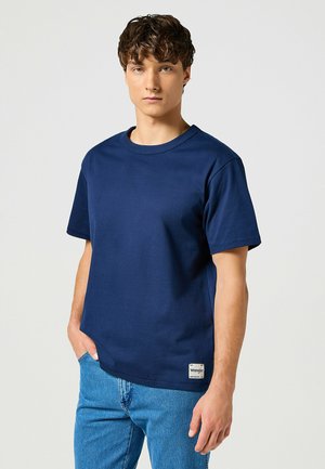 SS SOLID TEE - T-Shirt basic - navy