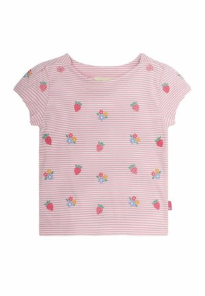 JoJo Maman Bébé DAISY EMBROIDERED - REGULAR FIT - Printtipaita - pink strawberry floral
