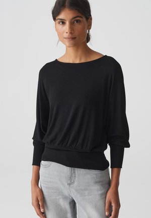 Long sleeved top - black