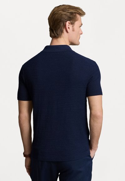 Polo Ralph Lauren TEXTURED COTTON LINEN SHIRT JUMPER - Krekls - bright navy