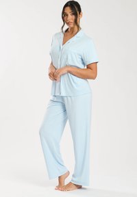 TRADITIONAL SHORT SLEEVE SET  - Pyjama - blue