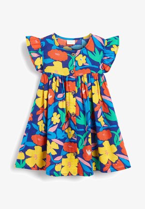 FRILL SLEEVE - Vestito estivo - blue