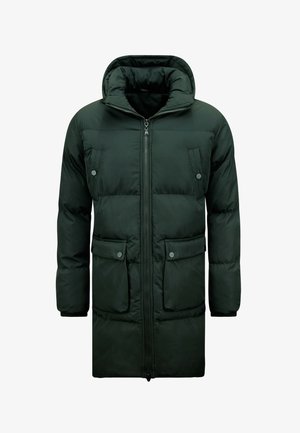 Local Fanatic, LANGE PUFFER WINTERJAS CAPUCHON - NW - ZWART - H-3361 - Wintermantel - zwart