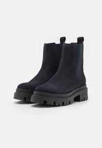 Tamaris Botines con plataforma - navy