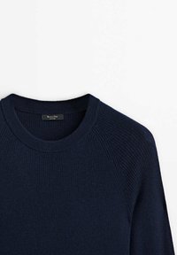 Massimo Dutti Strickpullover - dark blue