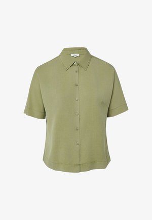 s.Oliver, BLUSE - Overhemdblouse - olive
