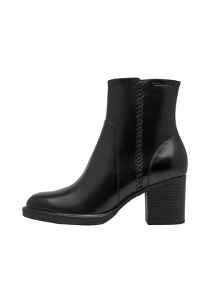 Tamaris, STIEFELETTE - Boots à talons - black leather