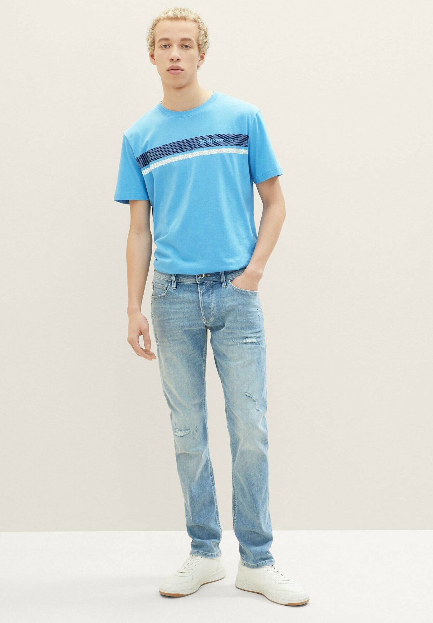 TOM TAILOR Denim Herren Jeans 'Piers' Slim Fit – Bequeme Stretch-Jeans Im 5-Pocket Design, Lässig & Trendy.