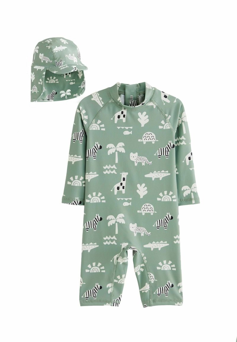 Next SUNSAFE 2 PIECE SET LONGER - Badedragt - sage green