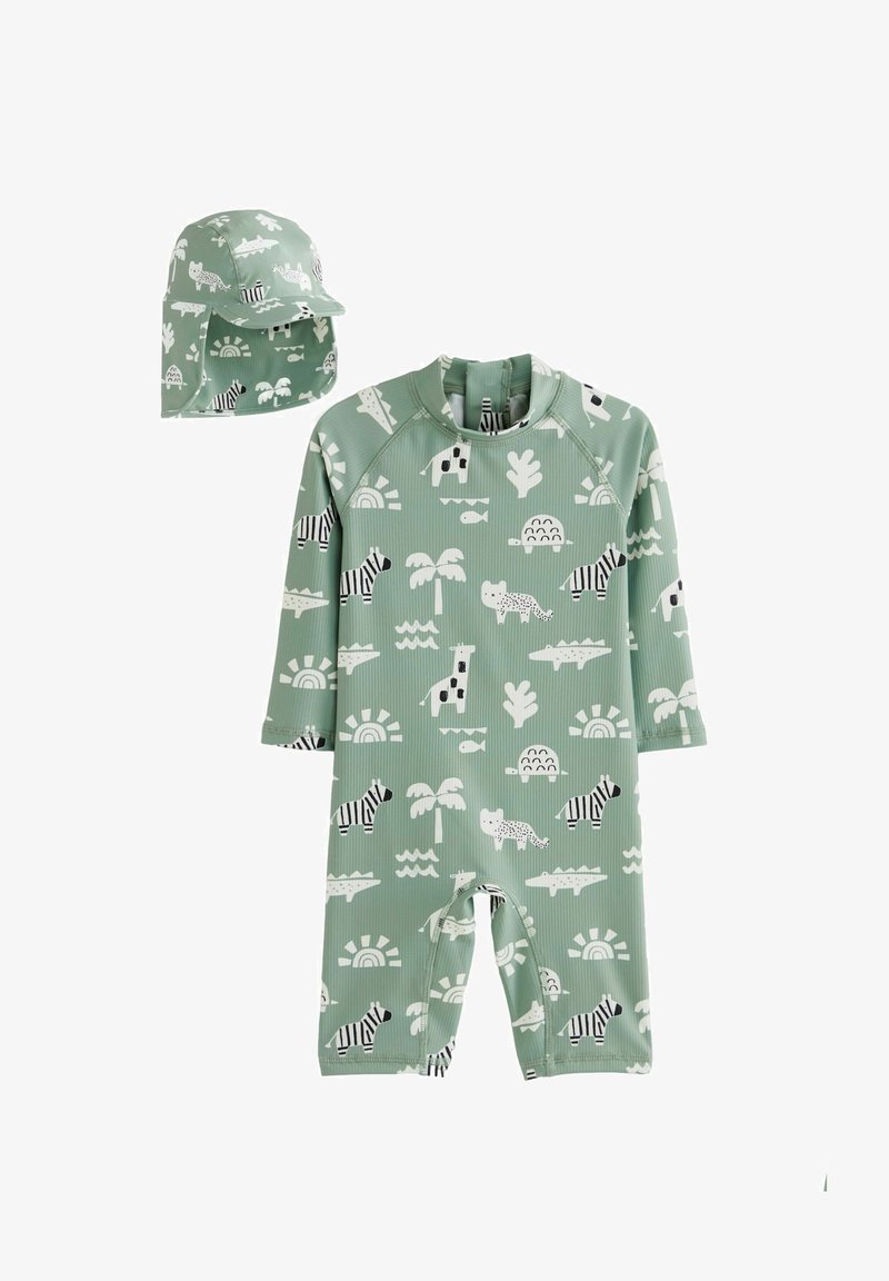 Next SUNSAFE 2 PIECE SET LONGER - Badeanzug - sage green