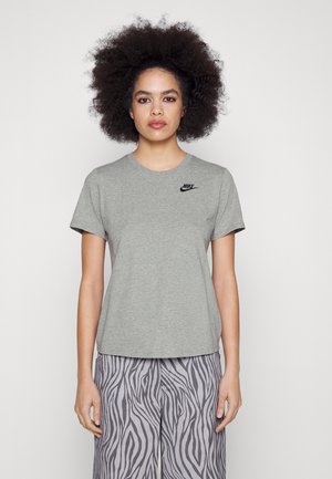 CLUB TEE - T-shirt basique - dark grey heather black