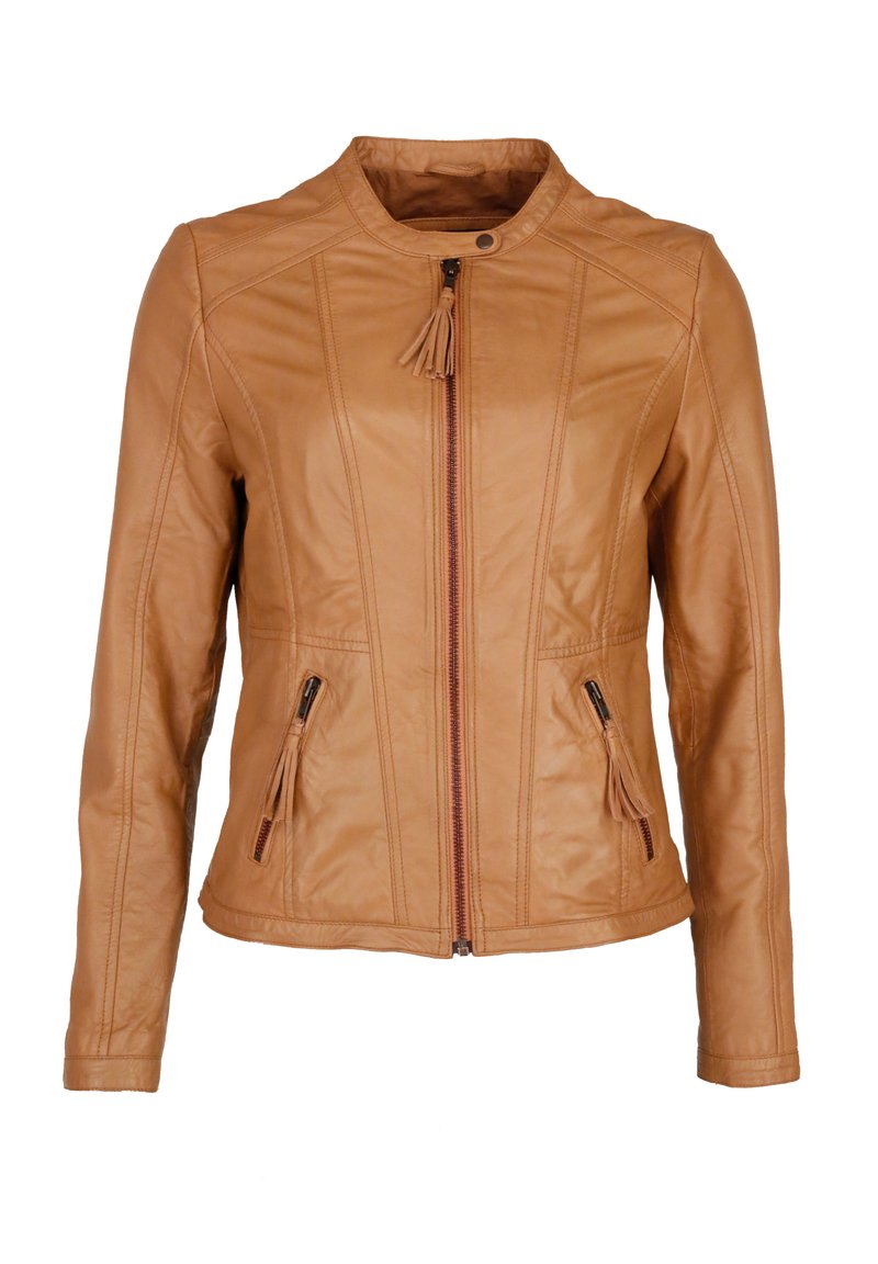 JCC Nahkatakki - cognac