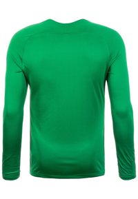 Langsleeve shirt in heldergroen, gemaakt van soepel, rekbaar materiaal. Heeft een ronde halslijn en een getailleerd ontwerp zonder extra details.