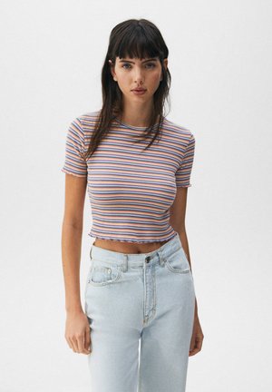 T-shirt con stampa - brown