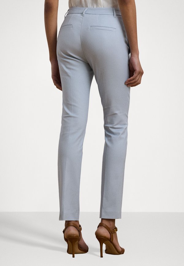 DOUBLE FACED STRETCH COTTON TROUSER - Trousers - aqua pearl2