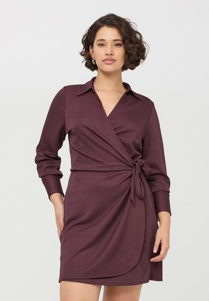 Terranova CON NODO LATERALE - Vestito casual - bordeaux scuro