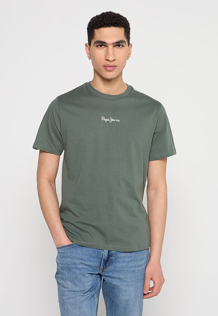 Pepe Jeans T-shirt basic groen