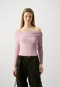 ONLY - ONLLIVE LOVE OFF SHOULDER - Langarmshirt - bleached mauve Thumbnail-Bild 1