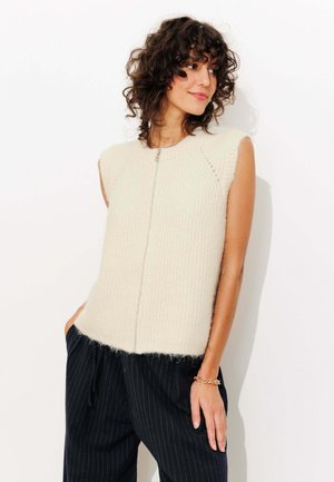 Veste sans manches - mastic