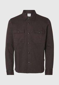 SLHJACKIE JACKET  - Camicia - chocolate torte