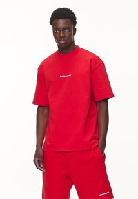 Pegador COLNE LOGO TEE - T-shirts med print - washed red