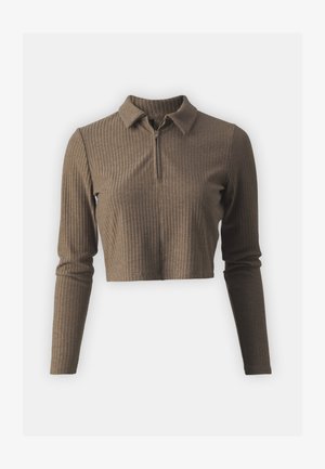 ONLY ONLNELLA HALF ZIP - Ilgarankovis viršutinės dalies drabužis - carafe